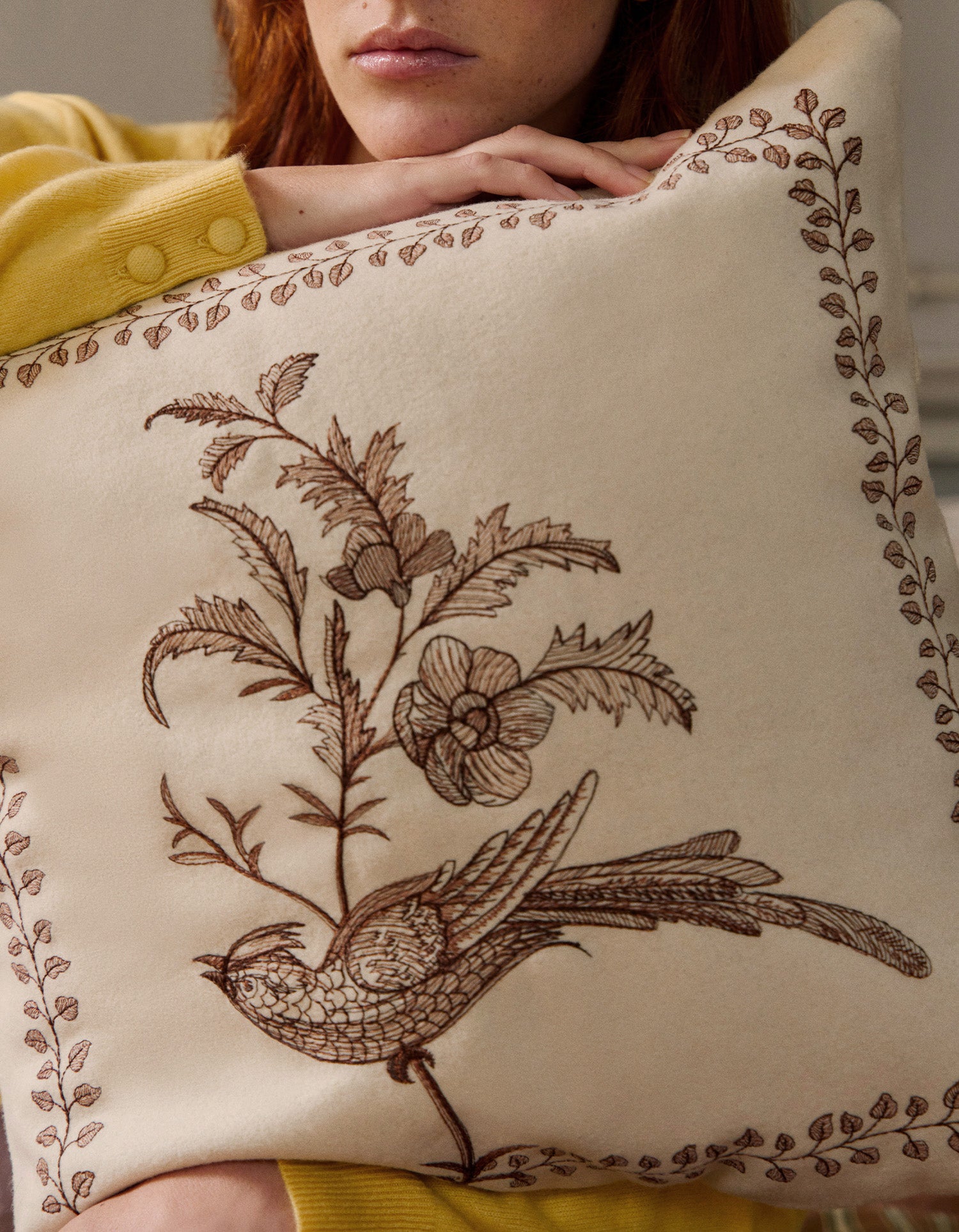 Paul & Joe für Bonsoirs Kissenbezug - Orangenhain