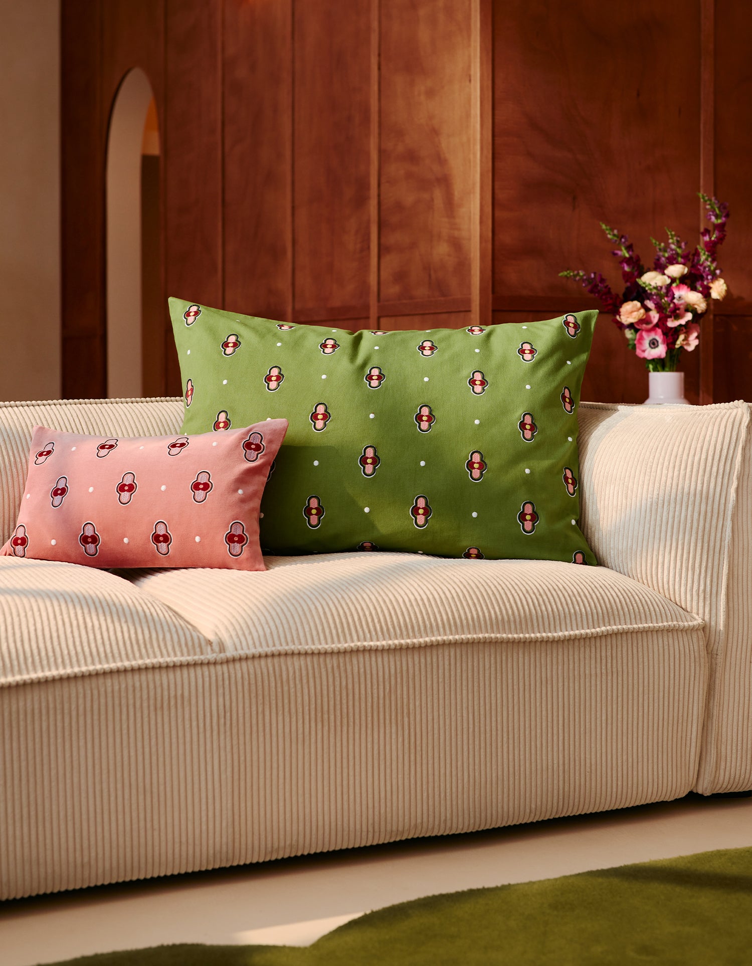 Maxi housse de coussin Margaux Keller Collections x Bonsoirs - Marjolaine