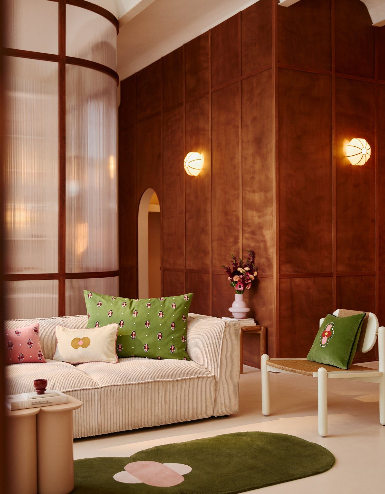 Maxi housse de coussin Margaux Keller Collections x Bonsoirs - Marjolaine