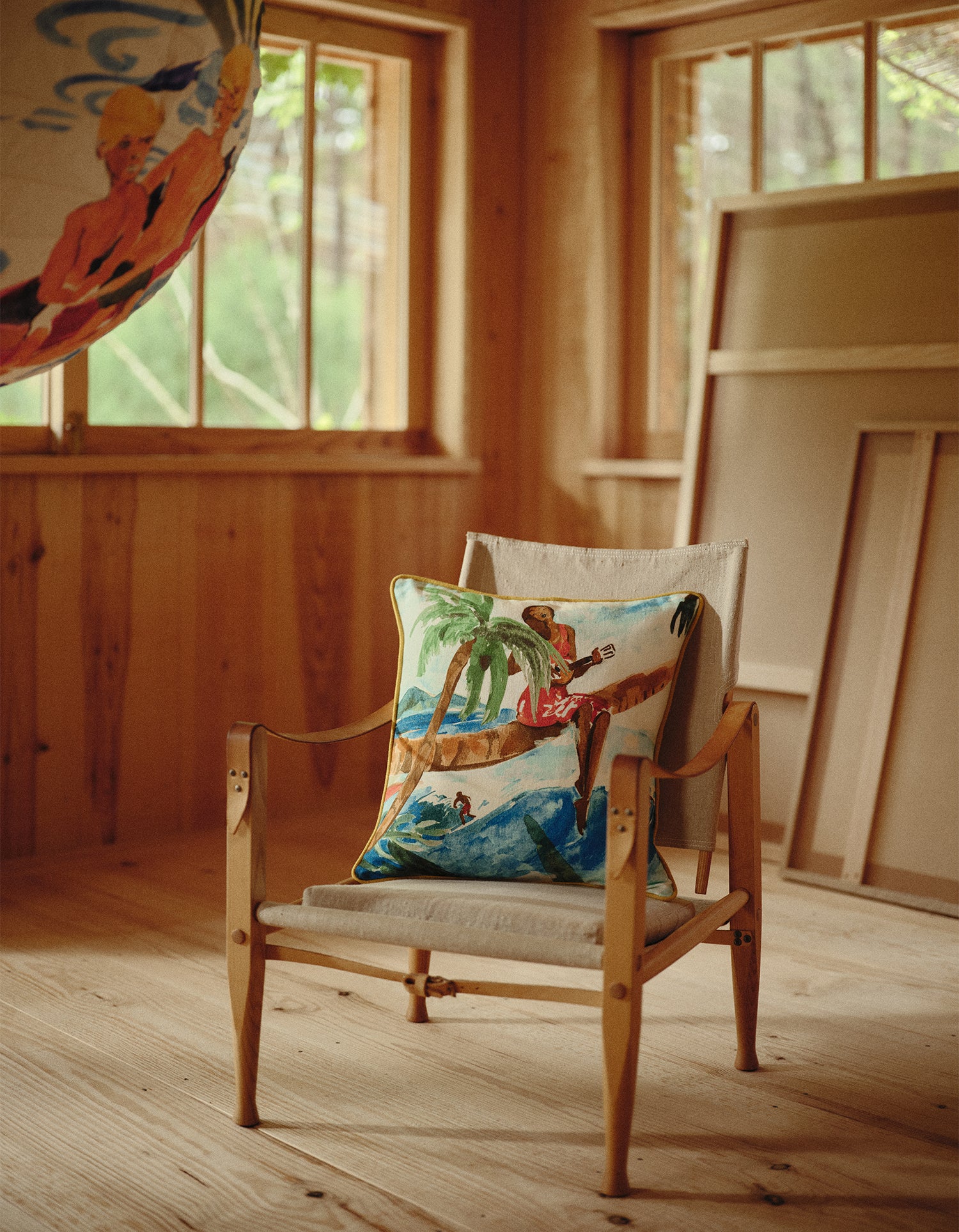 Housse de coussin G.Kero x Bonsoirs - Musicienne