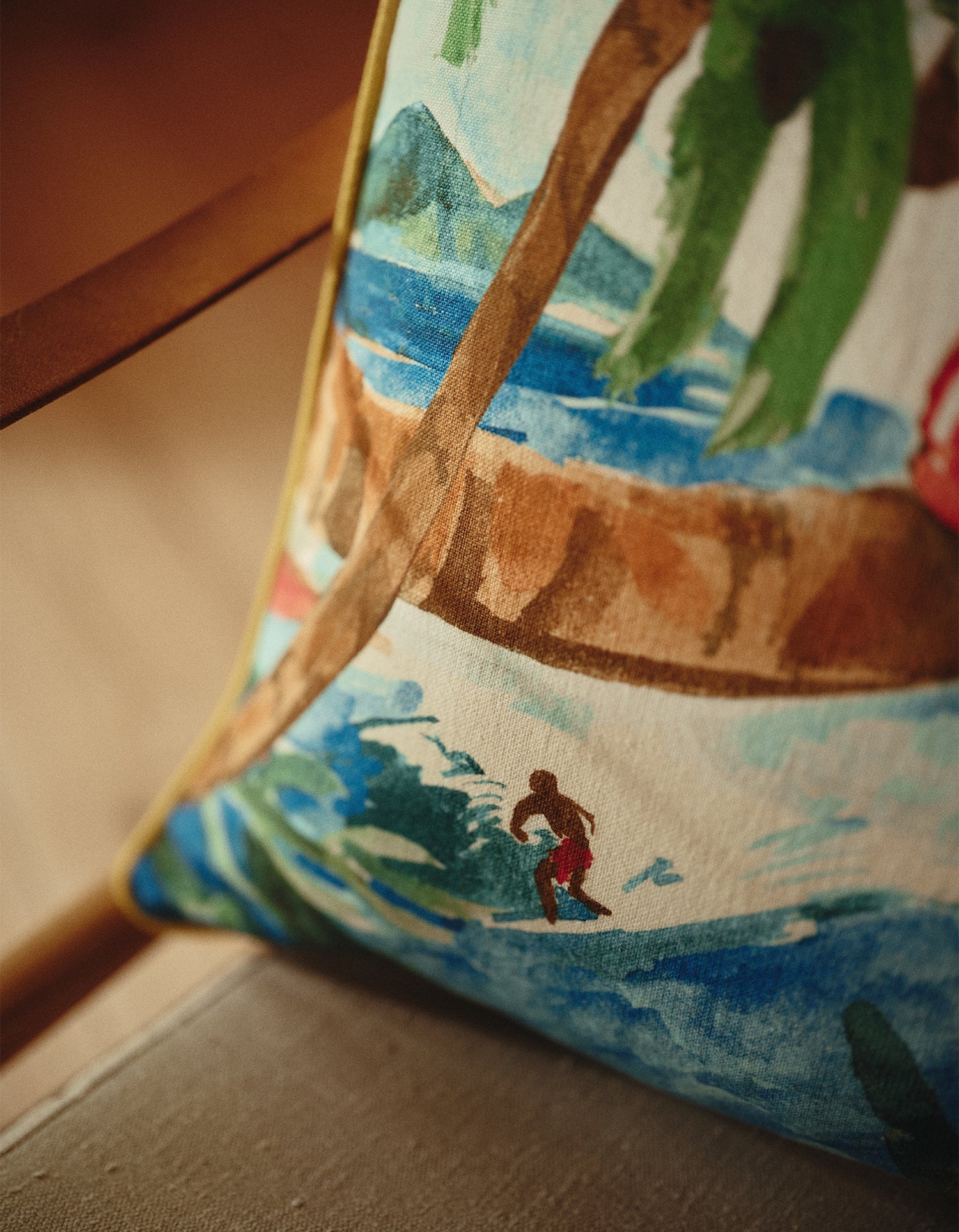 Housse de coussin G.Kero x Bonsoirs - Musicienne