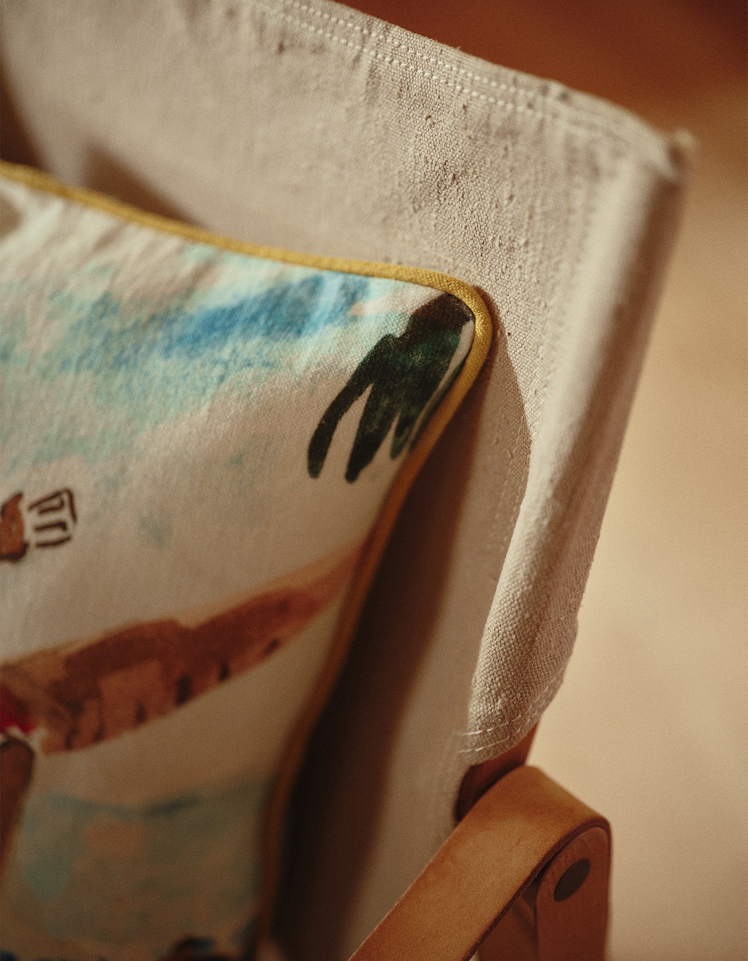 Housse de coussin G.Kero x Bonsoirs - Musicienne