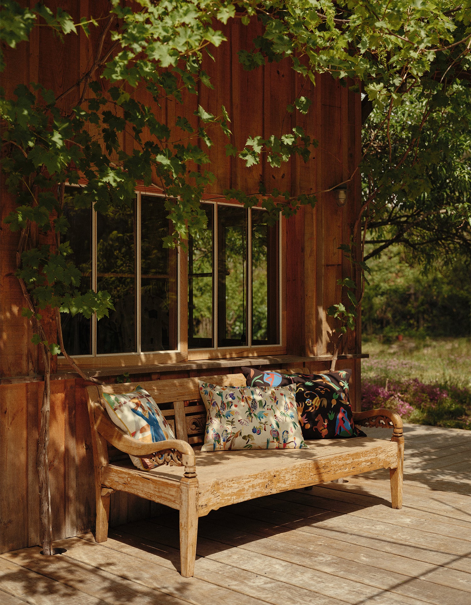 Housse de coussin G.Kero x Bonsoirs - Perruche