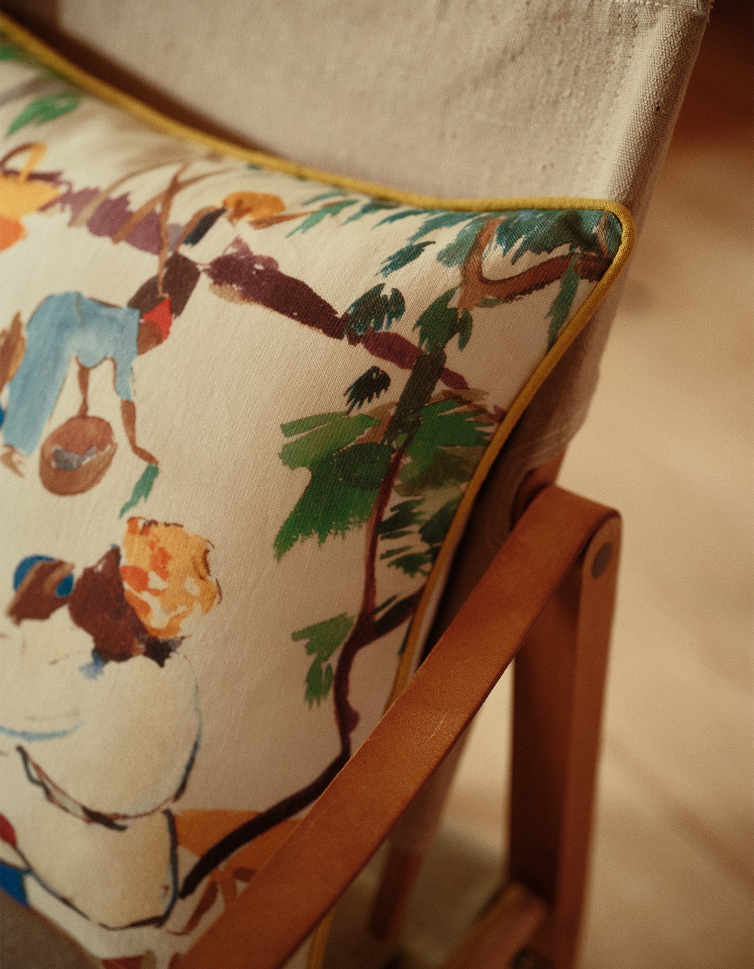 Housse de coussin G.Kero x Bonsoirs - Récolte