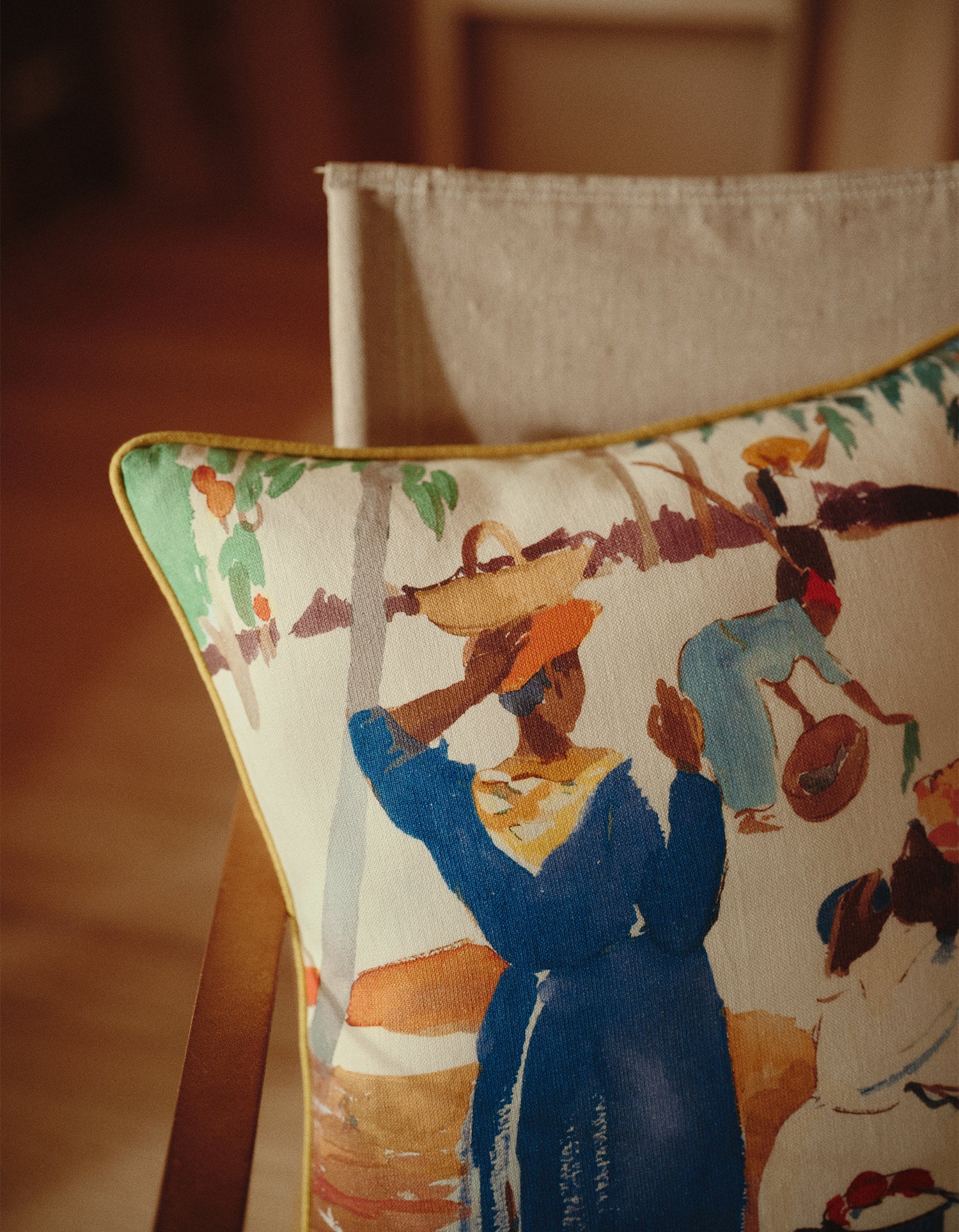 Housse de coussin G.Kero x Bonsoirs - Récolte