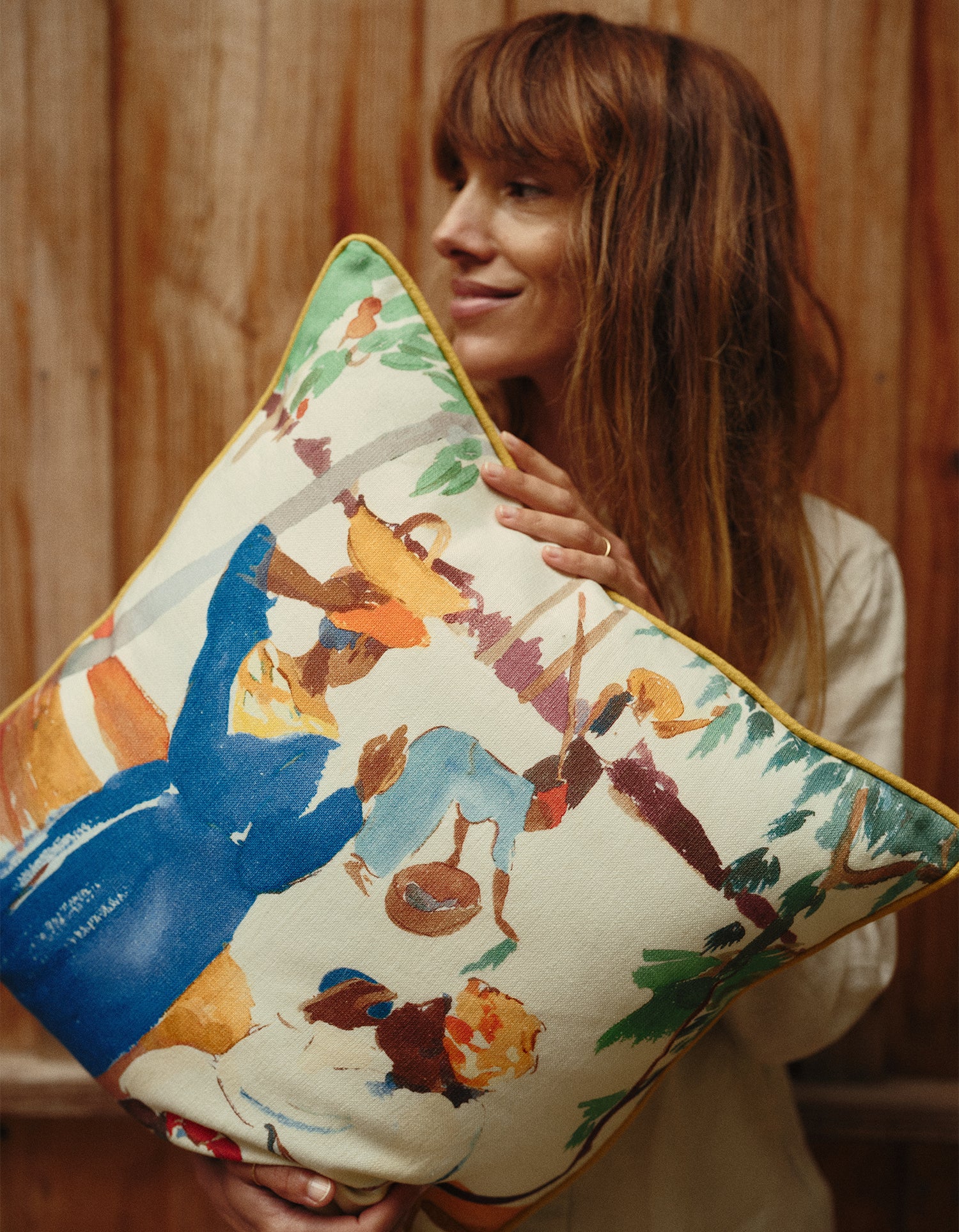 Housse de coussin G.Kero x Bonsoirs - Récolte