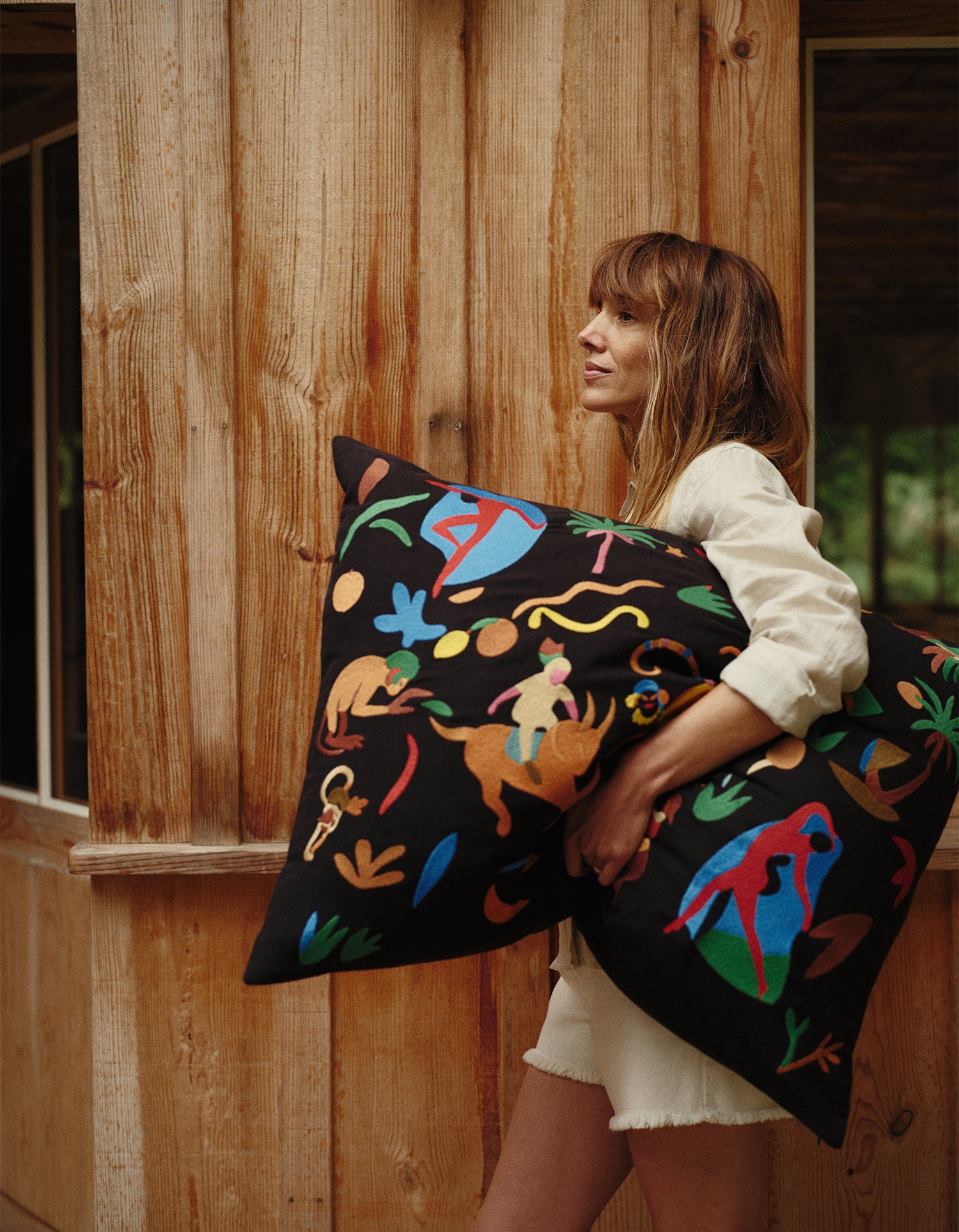 Maxi housse de coussin G.Kero x Bonsoirs - Taurus