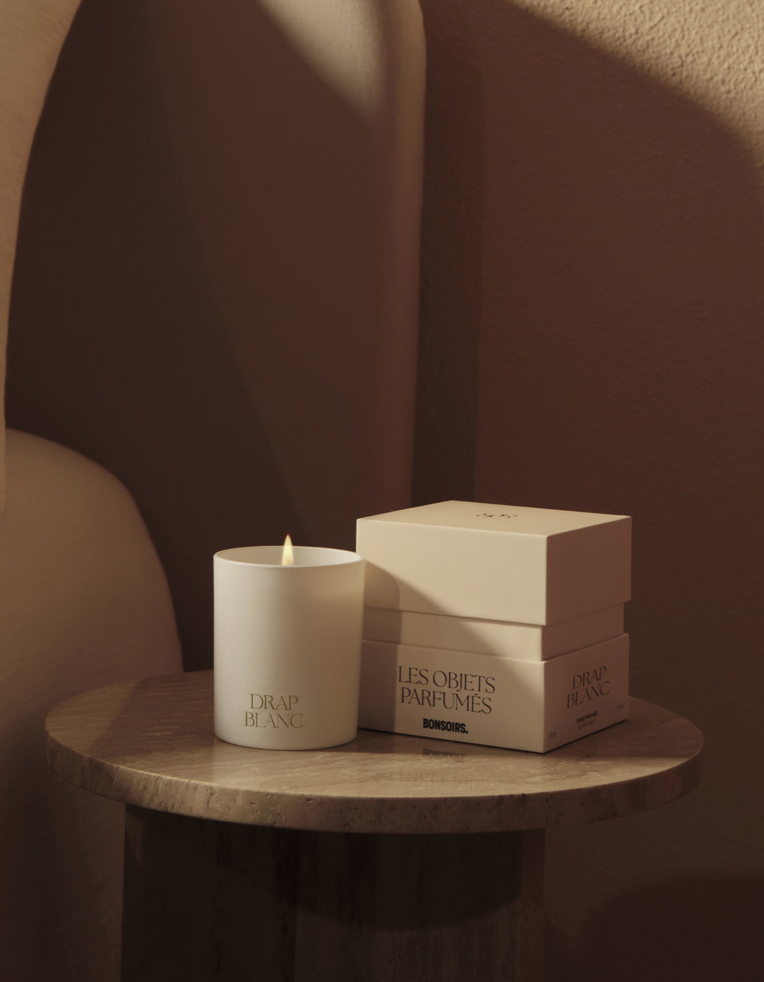 Candela Profumata - Lenzuola Bianco