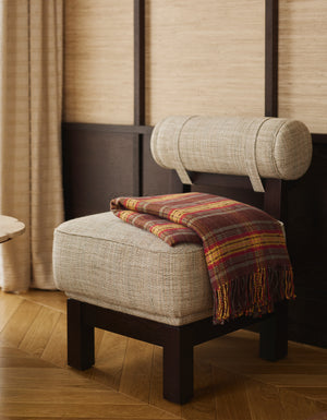 Decke Wolle & Baumwolle - Herbstlicher Tartan