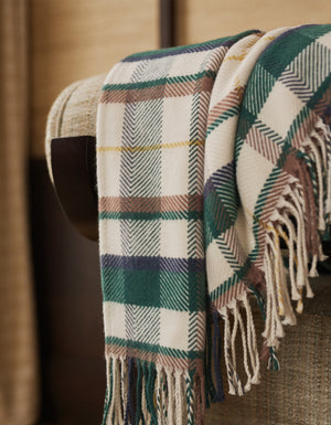 Decke Wolle & Baumwolle - Schottischer Tartan