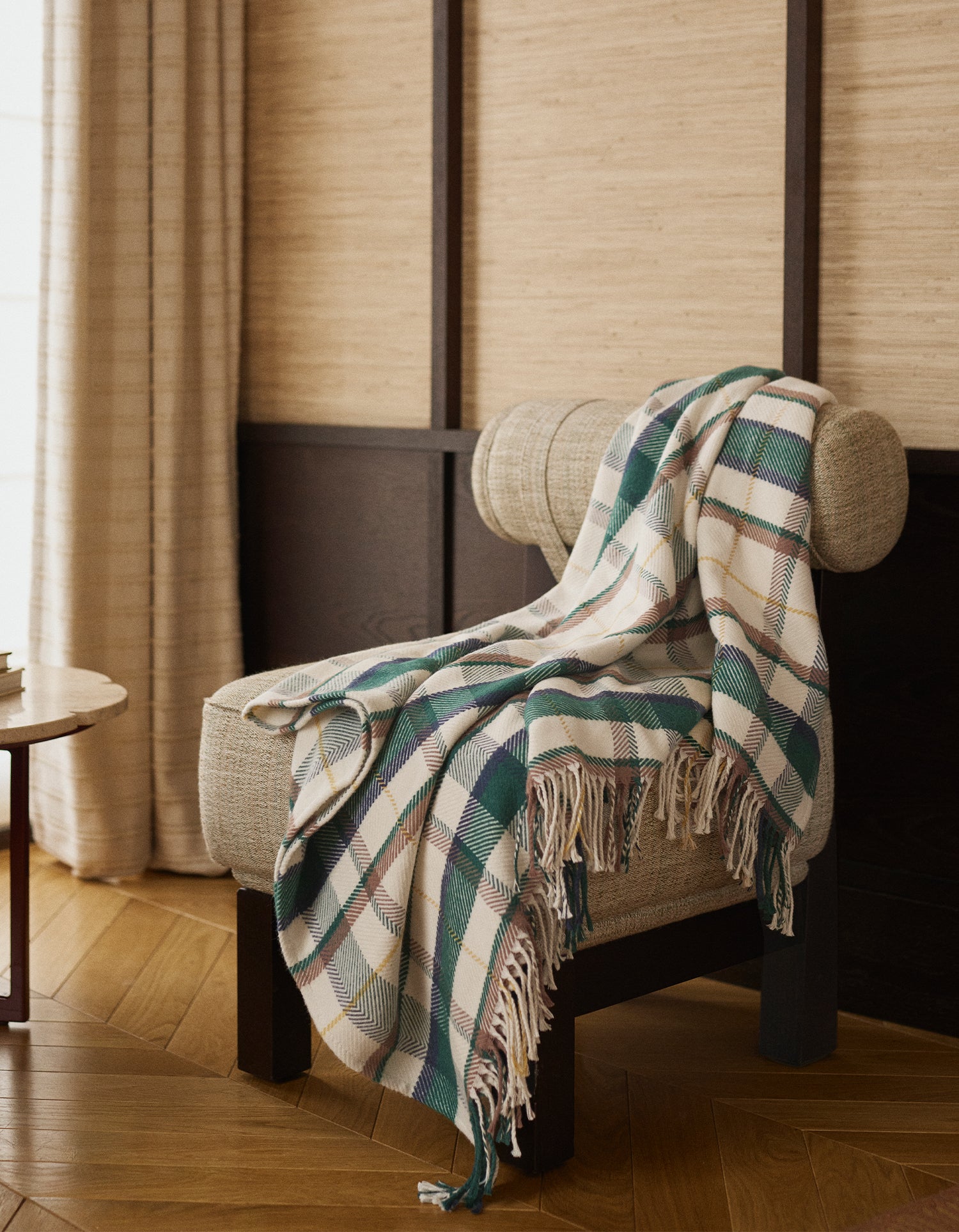 Decke Wolle & Baumwolle - Schottischer Tartan