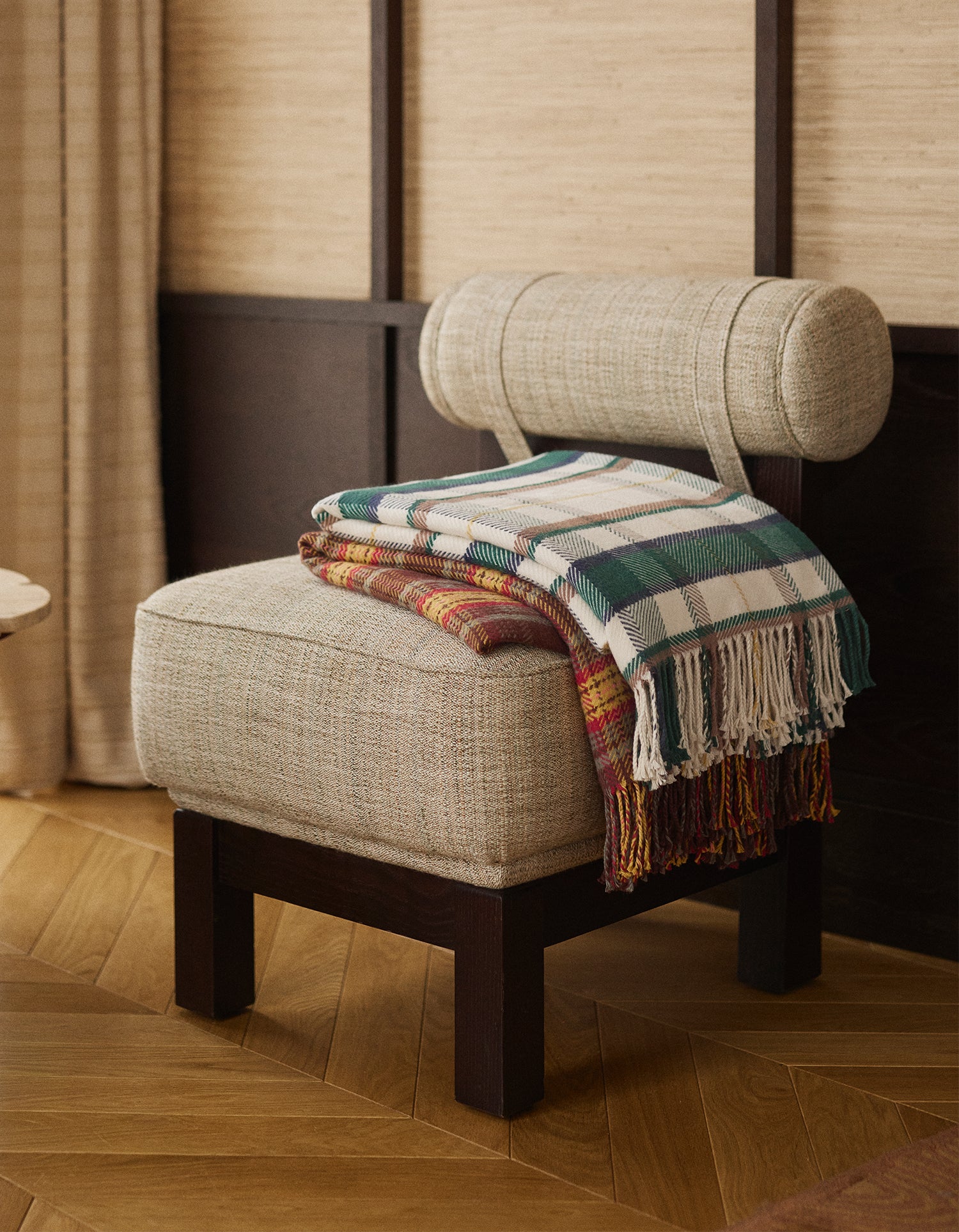 Decke Wolle & Baumwolle - Schottischer Tartan