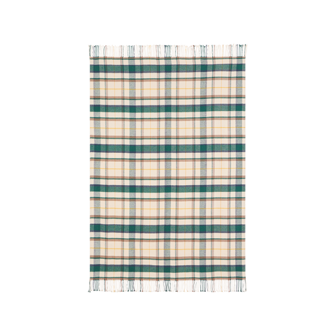 Decke Wolle & Baumwolle - Schottischer Tartan