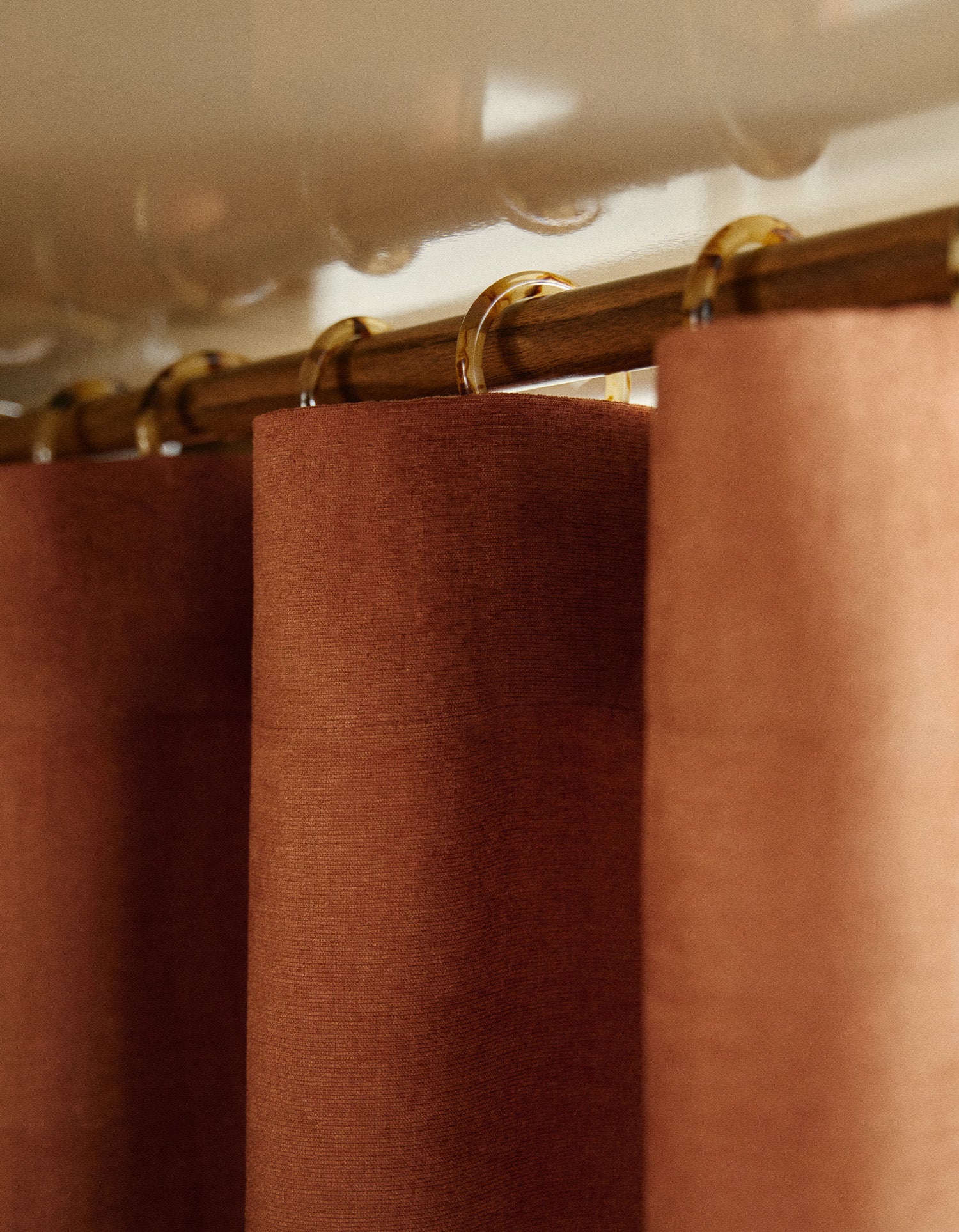 Médina Curtain - Blackout with Decorative Grommets - Cognac