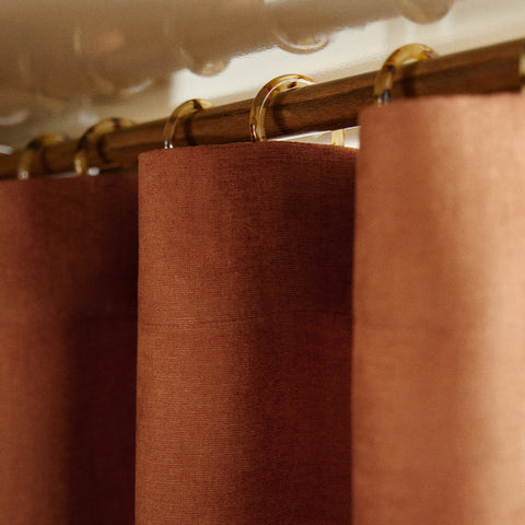Médina Curtain - Blackout with Decorative Grommets - Cognac