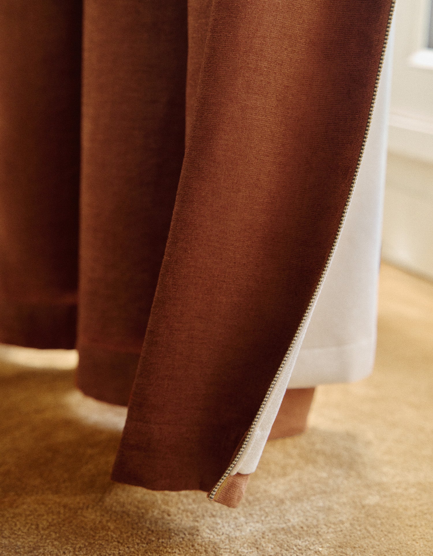 Médina Curtain - Blackout with Decorative Grommets - Cognac