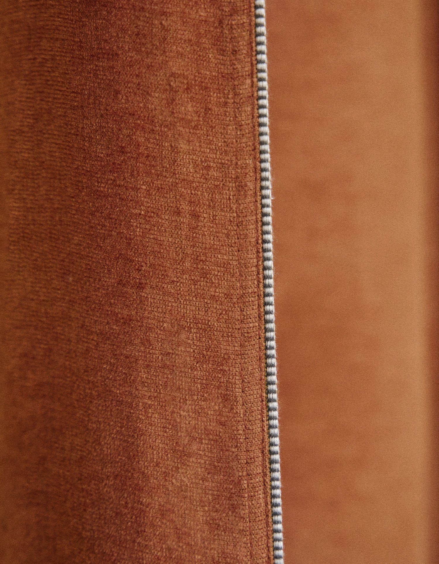 Médina Curtain - Linen with Decorative Grommets - Cognac