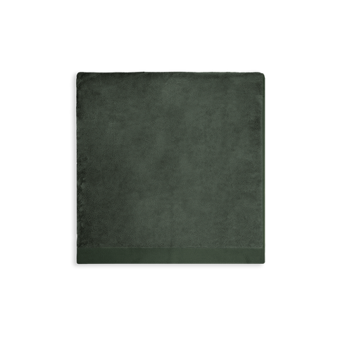 Serviette de bain moelleuse - Vert Forêt