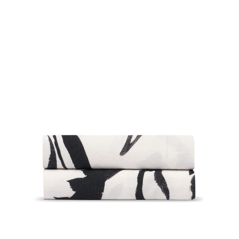 Lenzuolo piano in percalle lavato - Cavalli Selvaggi