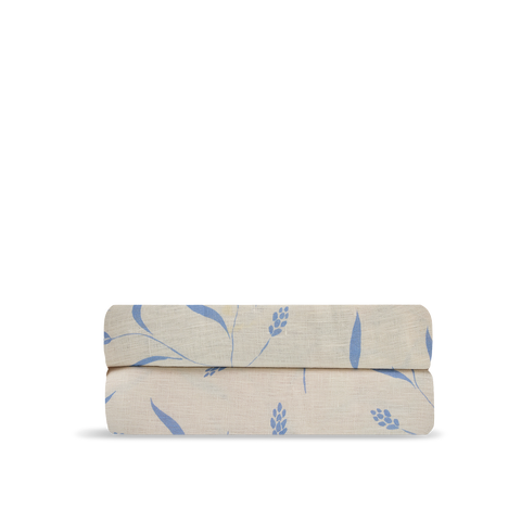 Drap plat Lin lavé français - Moisson