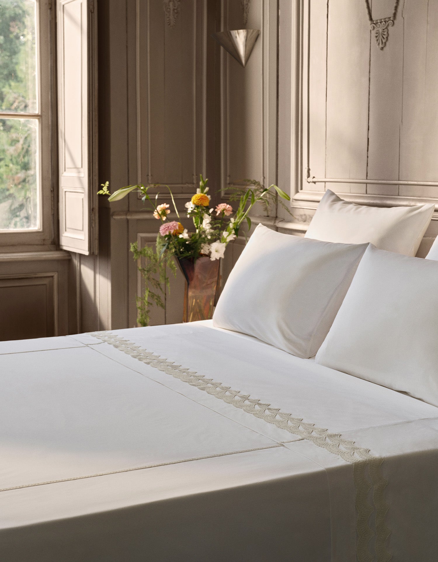 Paul & Joe für Bonsoirs Perkal Bettlaken - Mansart