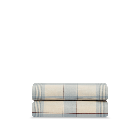 Drap housse Flanelle - Tartan Doux