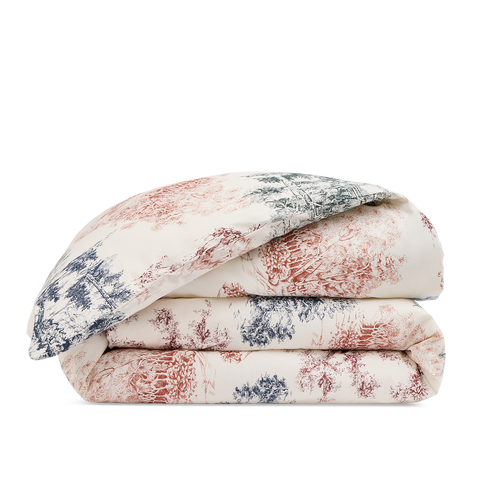 Copripiumino in cotone percalle a 120 fili Paul & Joe per Bonsoirs - Bosco invernale