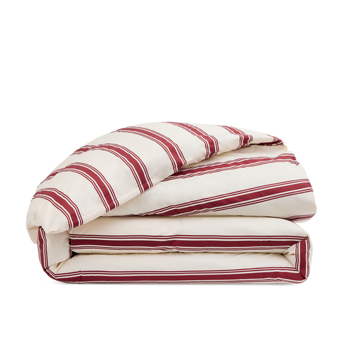 Copripiumino in Cotone percalle a 120 fili - Righe Velour