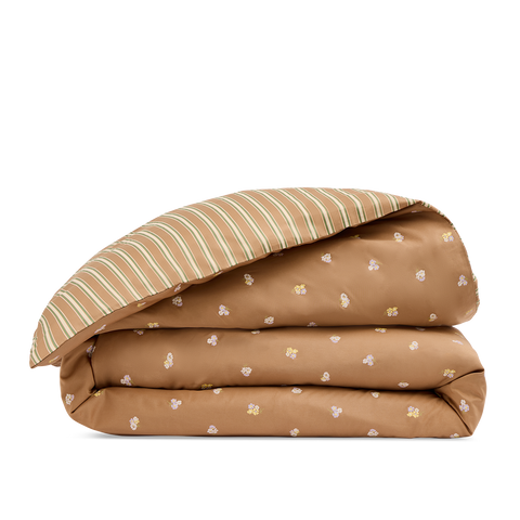 Copripiumino in Raso di Cotone a 200 fili - Giardino Reale