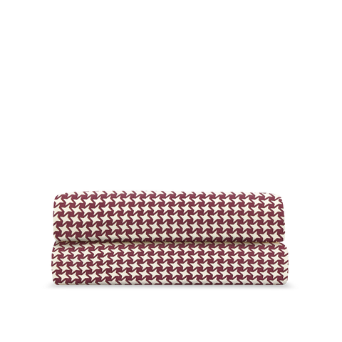 Drap plat Satin de coton 200 fils - Pas de Coq