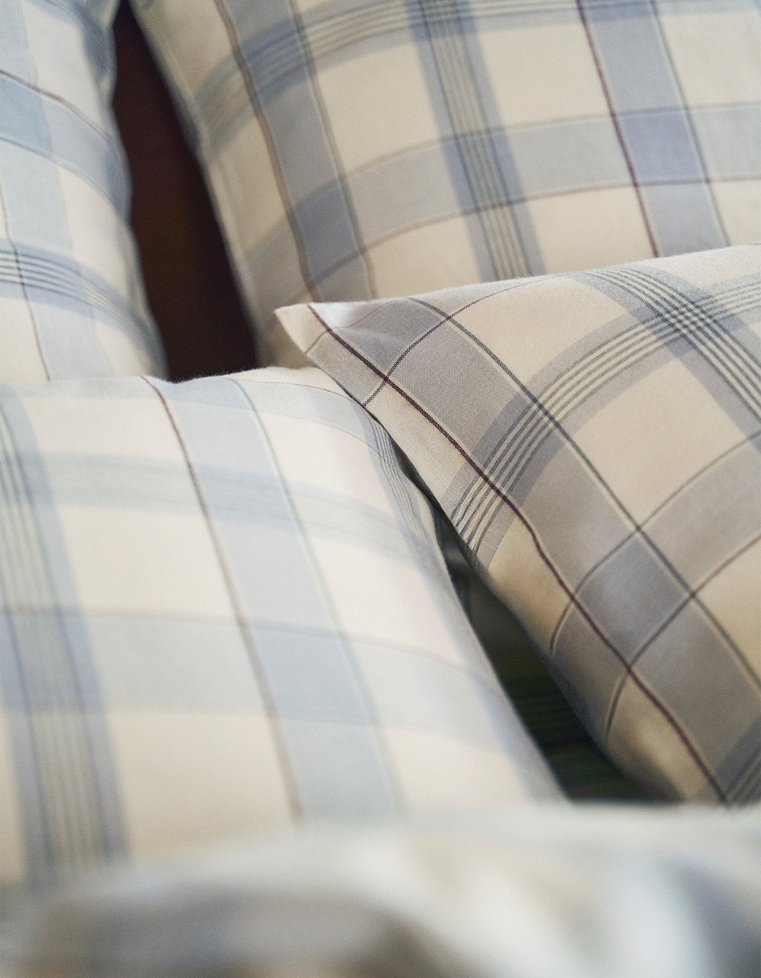 Federe in Flanella di Tencel x2 - Sanfter Tartan