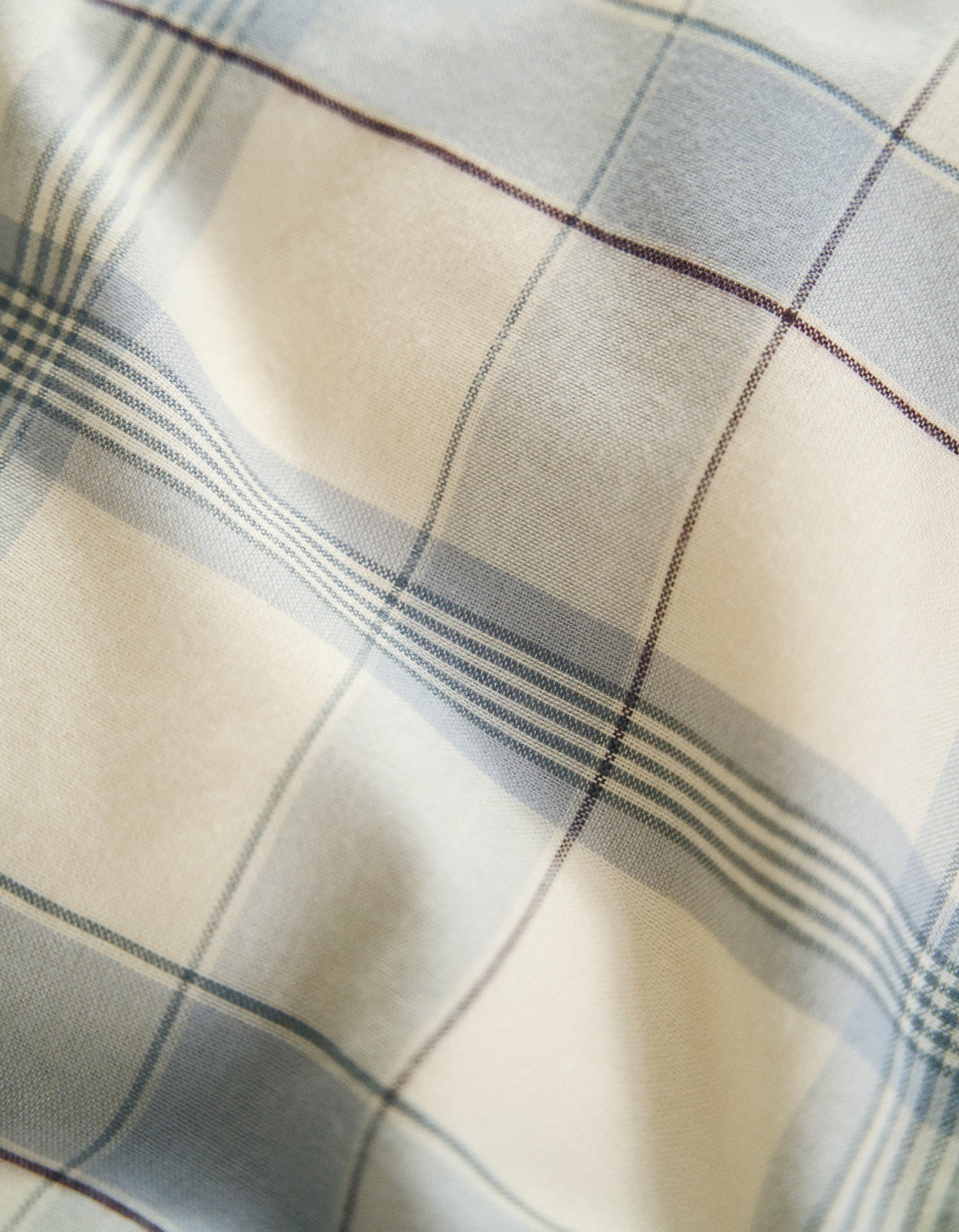 Federe in Flanella di Tencel x2 - Sanfter Tartan