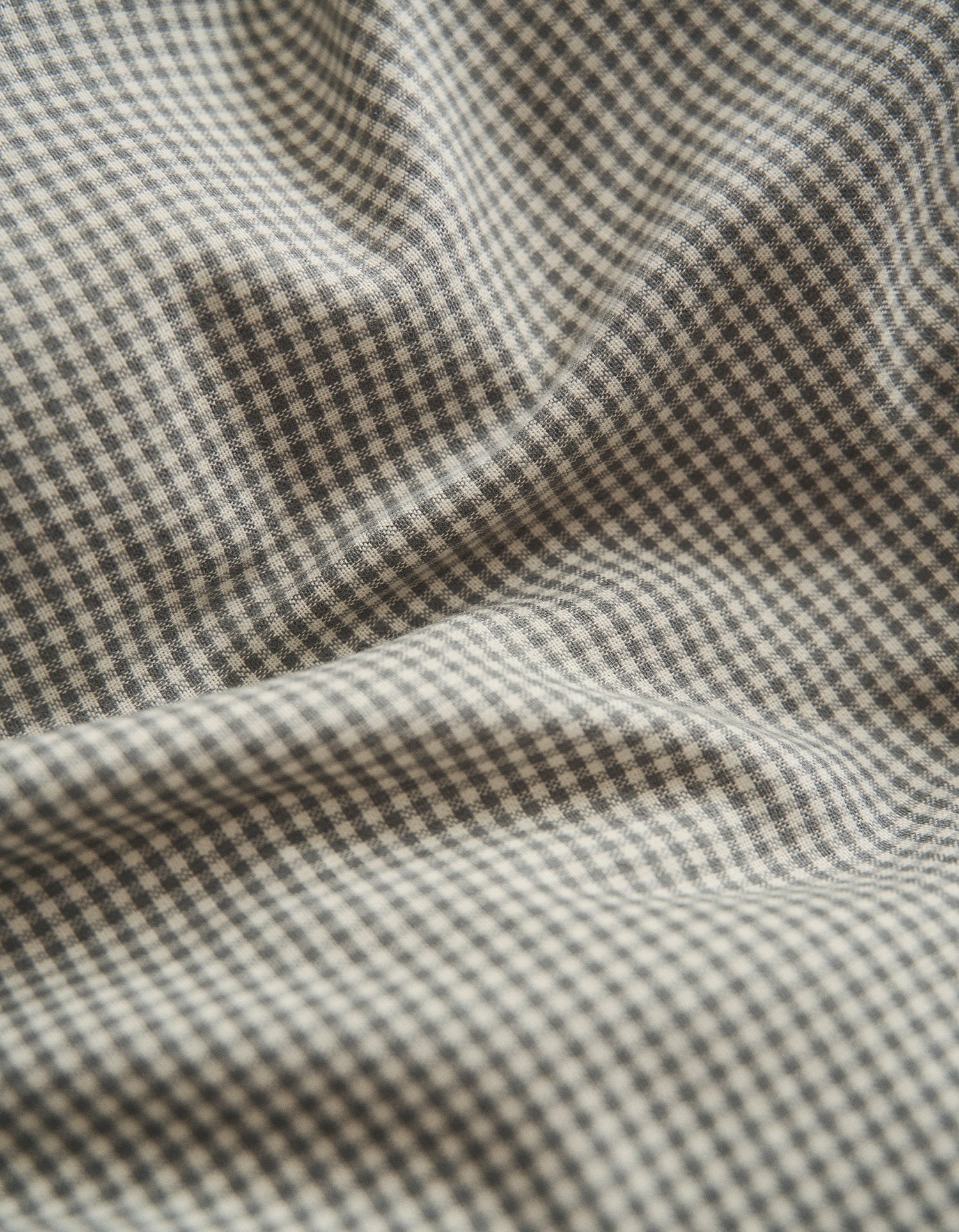 Federe in Flanella di Tencel x2 - Vichy Grigie