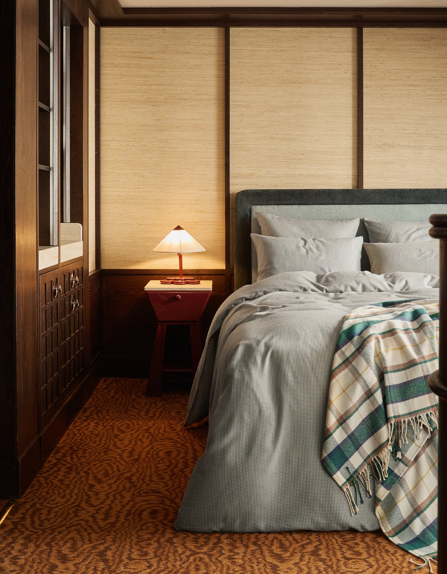 Federe in Flanella di Tencel x2 - Vichy Grigie