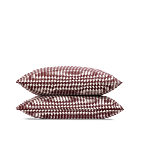 Taies d'oreiller x2 Satin de coton 200 fils - Pas de Coq