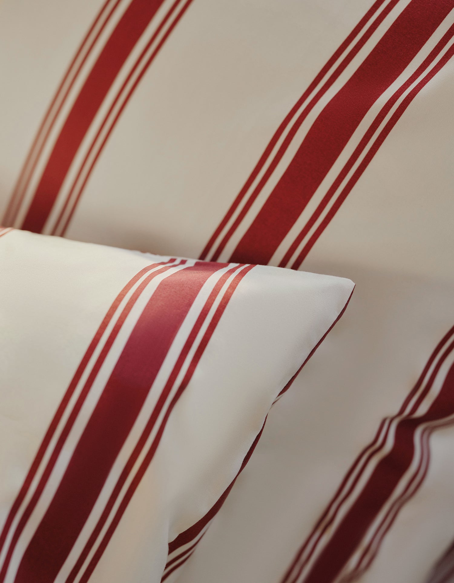 Lenzuolo piano in cotone percalle a 120 fili - Righe Velour