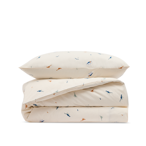 Parure Percale Lavée Bébé & Enfant - Dinos