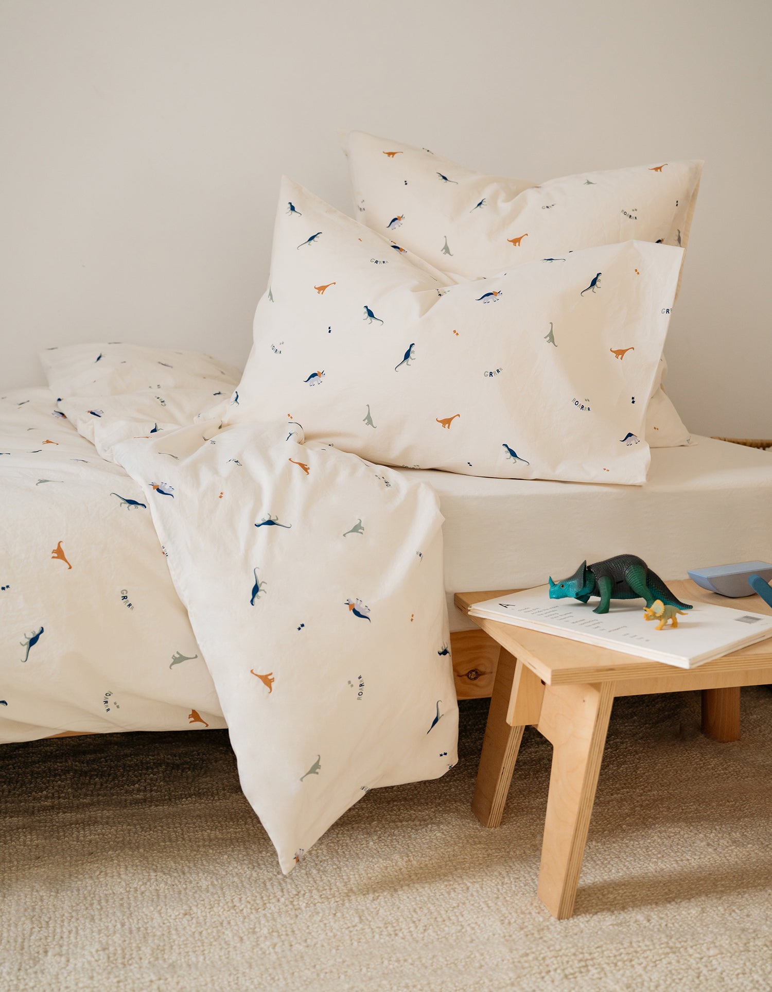 Housse de couette Percale lavée Bébé & Enfant - Dinos