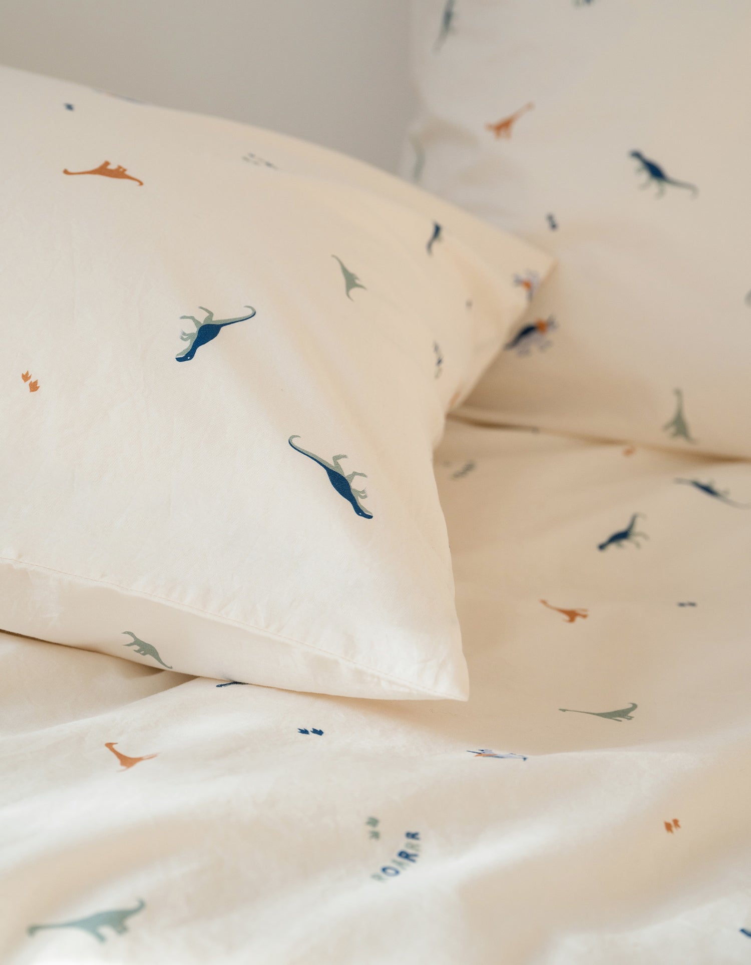 Housse de couette Percale lavée Bébé & Enfant - Dinos