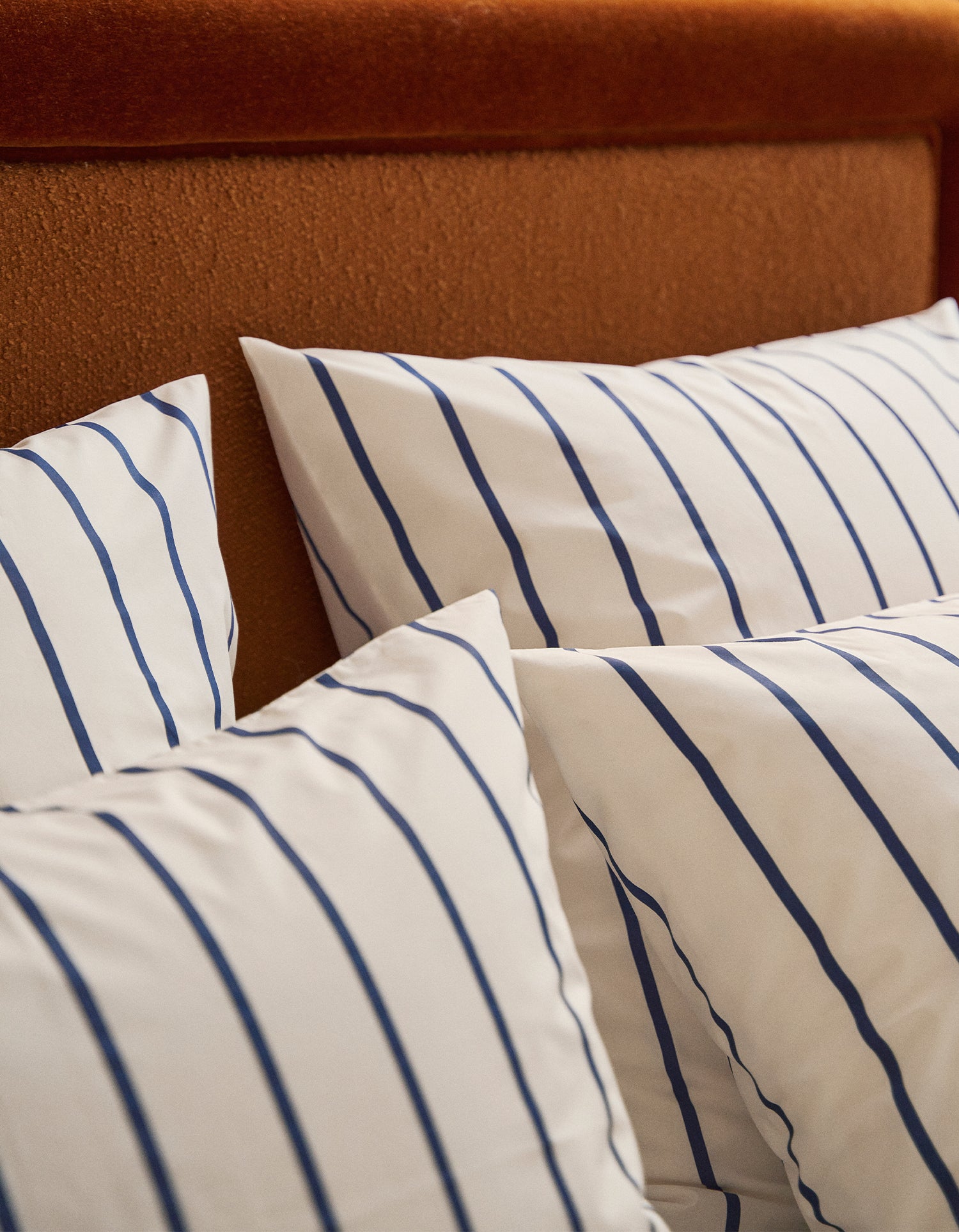 Lenzuolo piano in cotone percalle a 120 fili - Righe Mikado