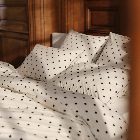 Perkal Bettlaken - Polka