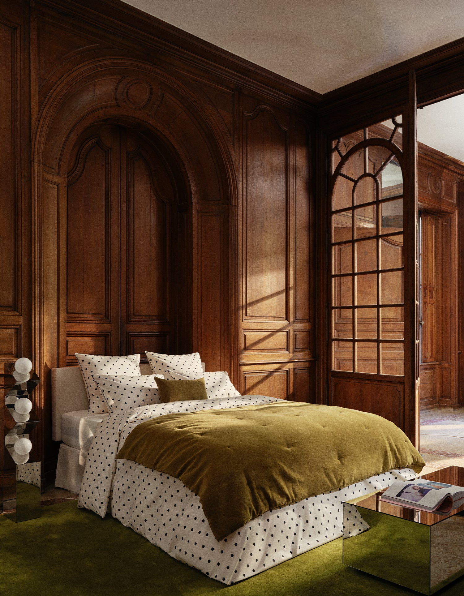 Perkal Bettlaken - Polka