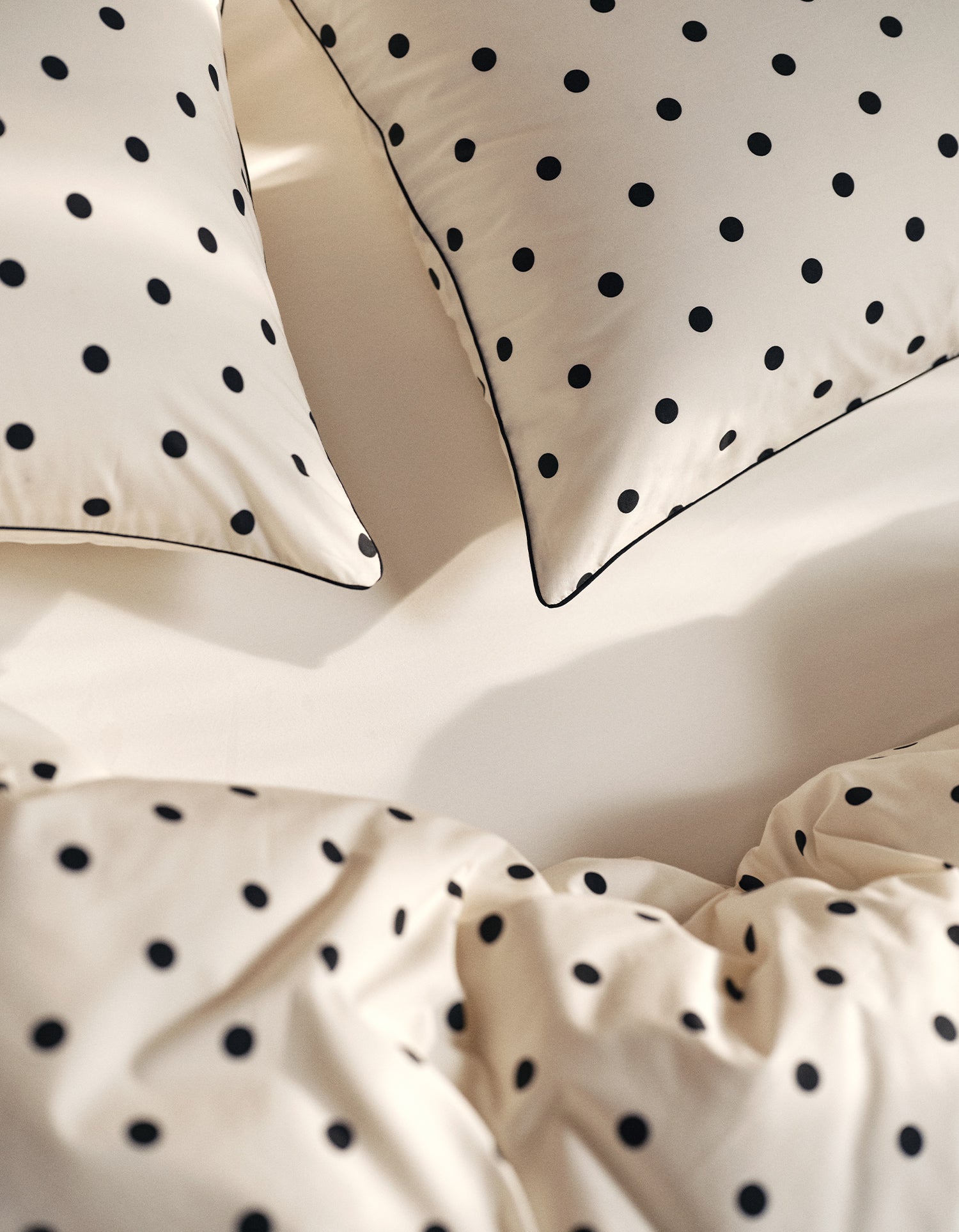 Perkal Bettlaken - Polka