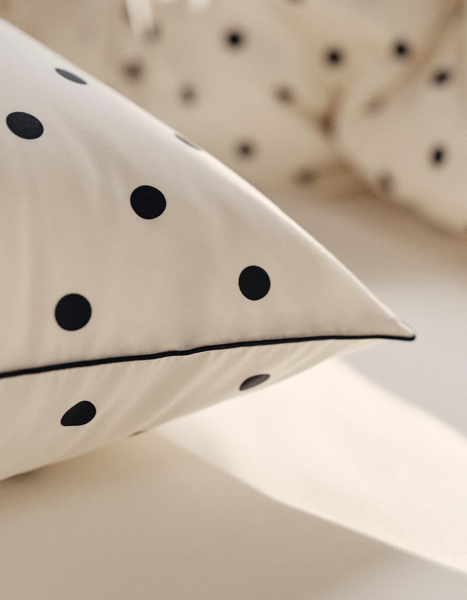 Perkal Bettlaken - Polka