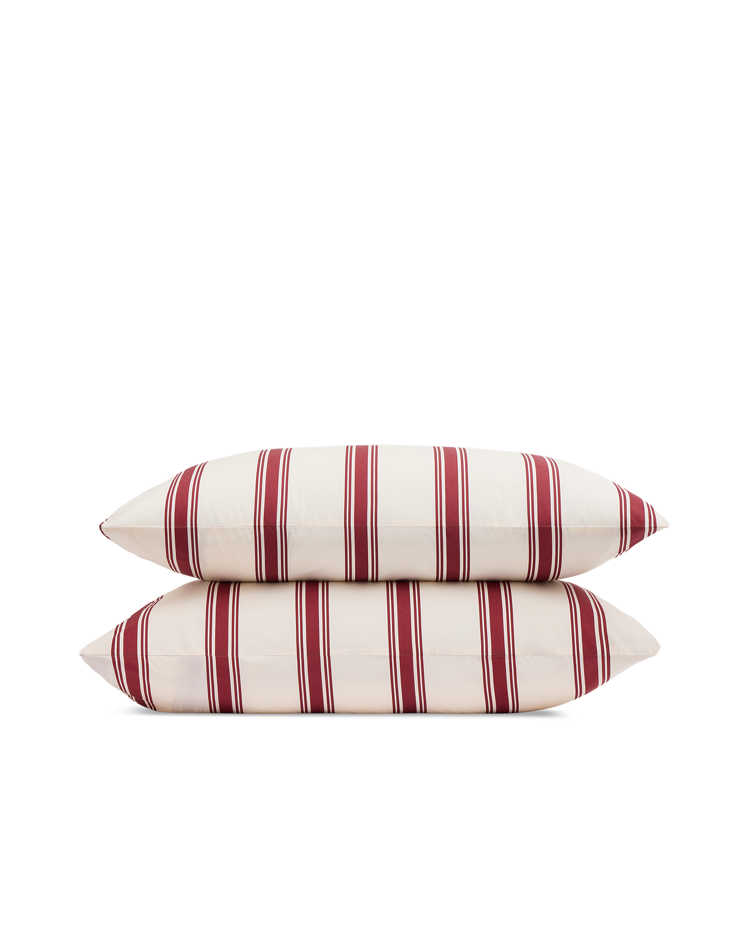 Federe per cuscino x2 cotone percalle a 120 fili - Righe Velour