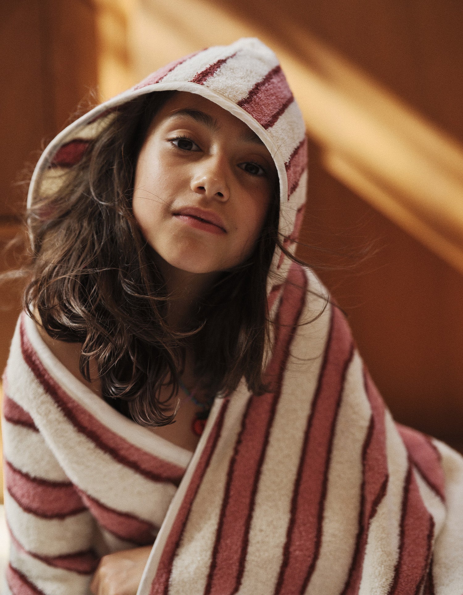 Kids' Plush Velour Hooded Towel - Taormina