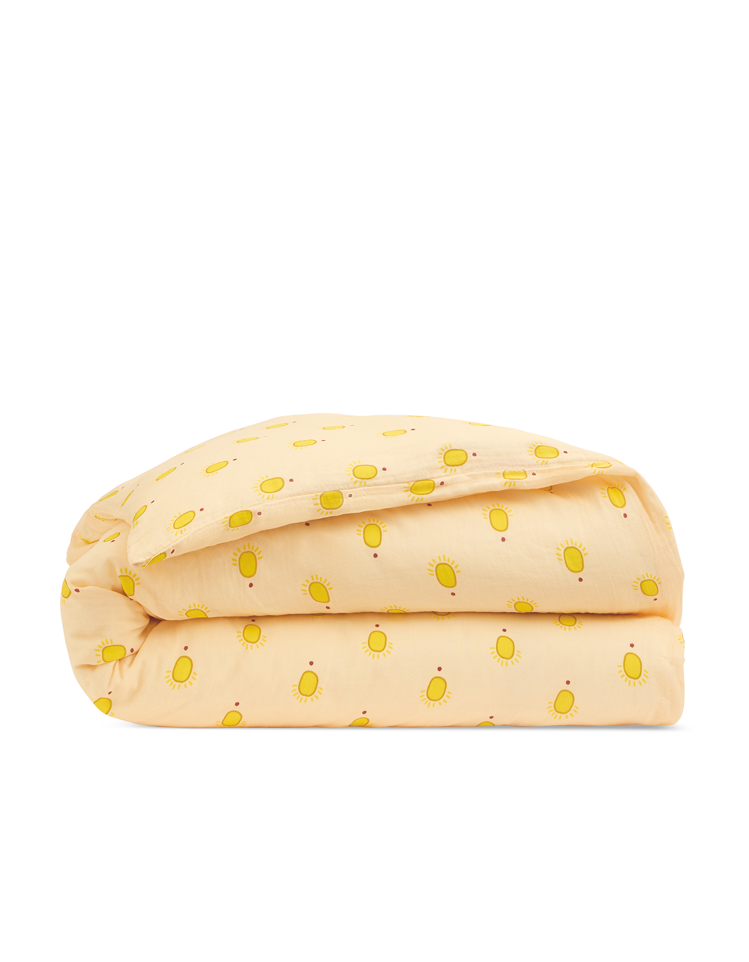 Housse de couette Gaze de coton Bébé & Enfant Margaux Keller collections x Bonsoirs - Soleil Mimosa