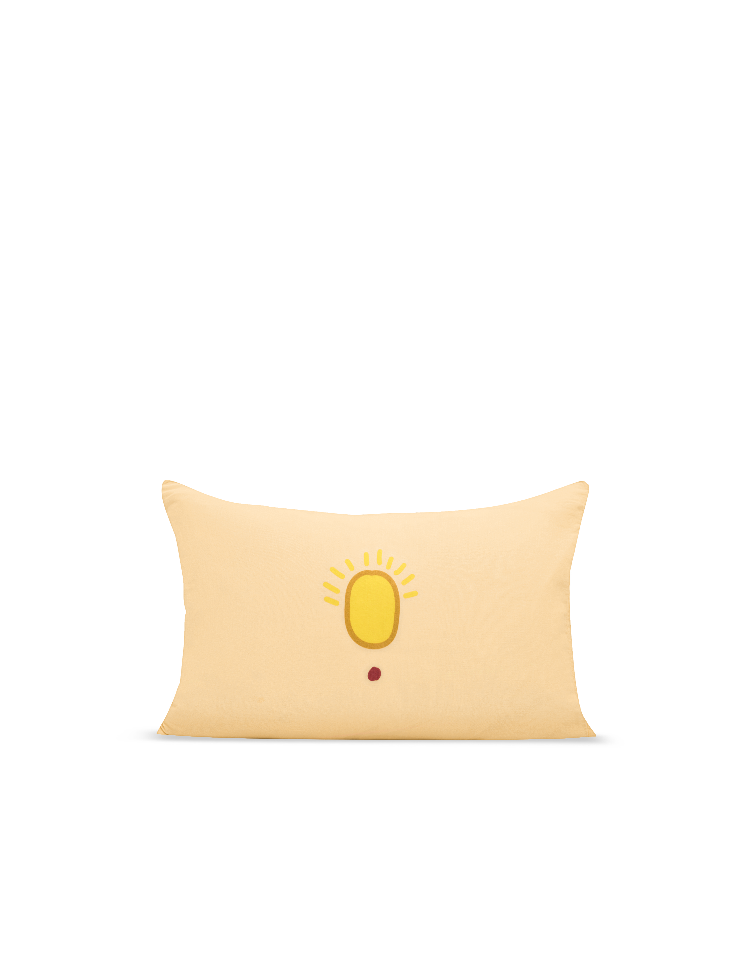 Taie d'oreiller Gaze de coton Bébé & Enfant Margaux Keller collections x Bonsoirs - Soleil Mimosa