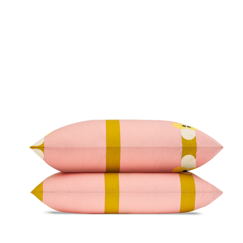 Federe per cuscino x2 cotone percalle a 120 fili - Mini Vichy Blu