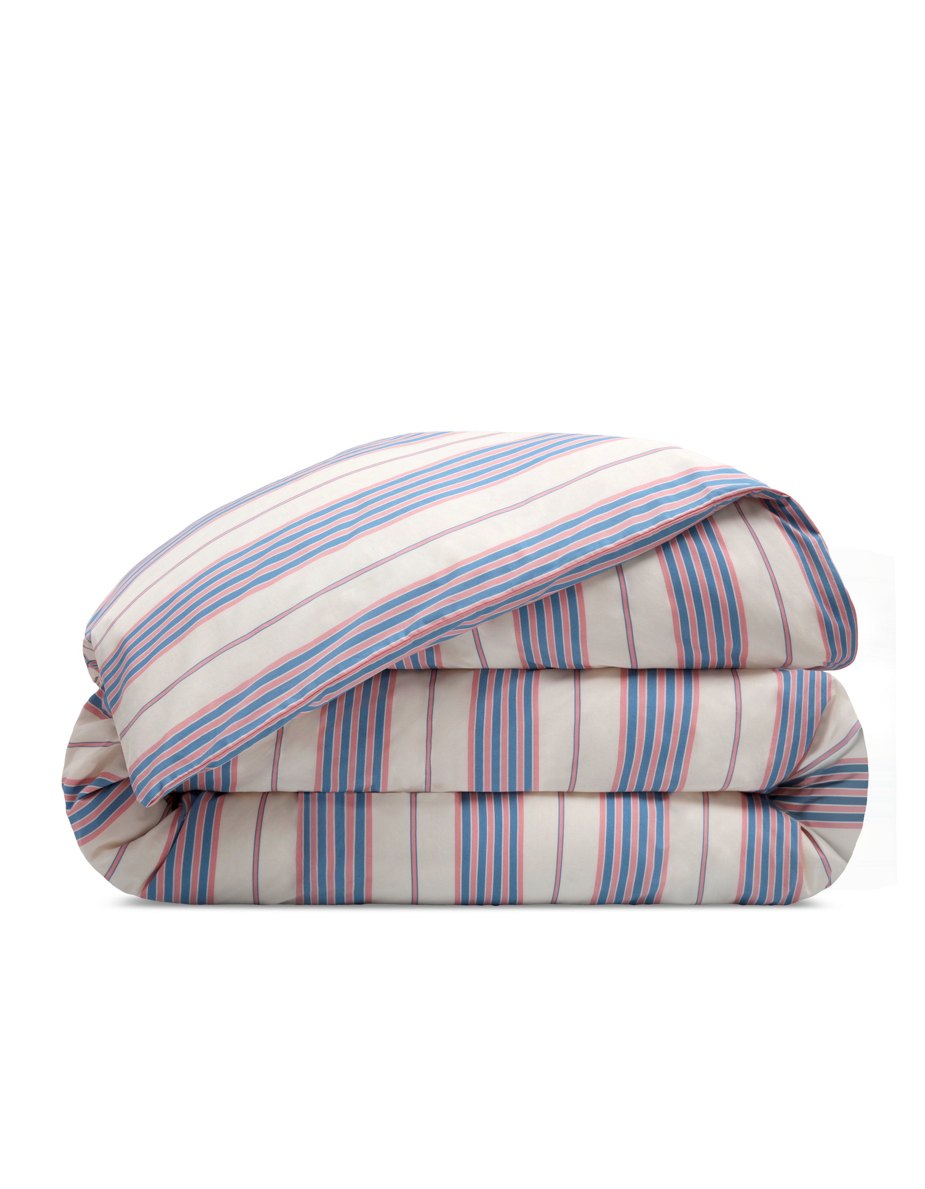 Copripiumino in percalle di cotone 120 fili - Righe Atelier